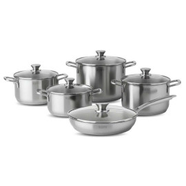 BỘ NỒI KAFF CAO CẤP 5 MÓN INOX 304 KF-ST005Fr